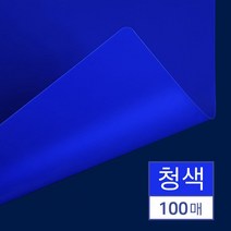 제본 표지 비닐 PP 책 북 커버 불투명 청색 A4 100매 _ 301998EA, 본상품선택