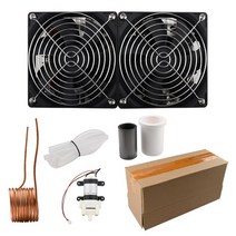 수영장 히트펌프 2500W 12V-48V ZVS 인덕션 가열 플레이트 기계 PCB 보드 코일 듀얼 팬 전원 워터 펌프 히, 01 Black, 01 Black