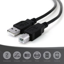 마이크로텍 USB 2.0 AM-AB케이블 삼성 캐논 HP 프린터 복합기 연결선 연장선 0.3m 1M 3M 5M 10M, 0.6m, 1개