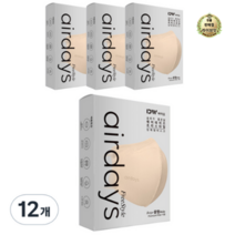 라이브잇 에어데이즈 에어데이즈프리스타일마스크씨타입(중형), 베이지, 84개, 10개입