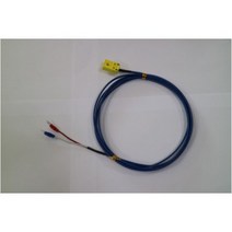 서모커플/ 써모커플 연장선/ 온도센서/ K타입/ 열전대와이어/ Thermocouple/ 보상도선/ K열전대 연장선 (파랑색), 2m, 1개