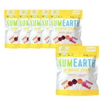 야미얼스 유기농 막대사탕 87g 비타민C함유, 6개