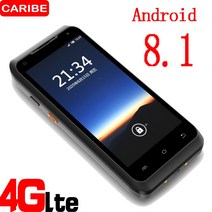 QR 무선 바코드 CARIBE PL-55L 안드로이드 핸드 헬드 PDA 1D /2D 바코드 스캐너 와이파이/4G 창고, 11 2D Zebra UHF_04 EU