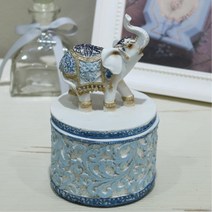 풍수인테리어 인도풍 코끼리 예물수납함 쥬얼리함 돌반지 악세사리케이스