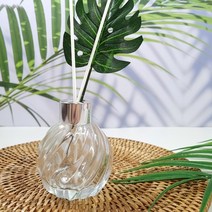 디퓨저용기 - 회오리 100ml (캡 속캡포함), 모던T자형우드캡