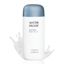 촉촉한몰 미샤 올 어라운드 세이프블록 워터프루프 선밀크 SPF50+/PA+++ (70ml), 기본