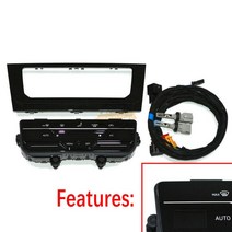 차량용 무시동 에어컨 화물차 창문형 굴삭기 LCD 터치 스크린 자동 패널 AC 컨디셔닝 스위치 VW Golf 7 mk7 mk7.5 7.5 R, 5.With line set 5