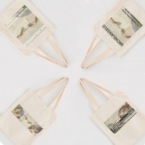 명화에코백(벨벳프린팅)_미켈란젤로4종