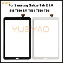 삼성 호환 호환-갤럭시 탭 E 9.6 용 오리지널 터치 스크린 T560 T561 디지타이저 패널 센서 태블릿 유리, 상세 설명 참조1