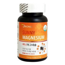 캐나다 오로니아 마그네슘 영양제 90캡슐(90일분), 단일수량