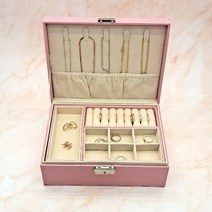 IMS0225672단 6색 택1 보석함 쥬얼리 b0642 보관함 보니타, 화이트, 1개
