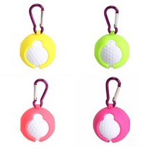 볼케이스 골프 주머니 공 필드 클립형 파우치 조그만 선물, 옐로우