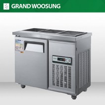우성 반찬냉장고 900(폭500) 업소용 밧드냉장고 CWS-090RB(D5), 내부스텐, 아날로그, 좌측