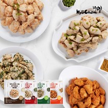 [교촌/당일출고] 부드러운 스팀 닭가슴살 100g 4종 혼합 모음전(마늘+깻잎+청양+커리), 32팩
