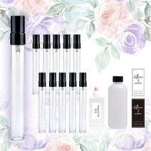 강군샵 [강군샵] [향수 KIT] 원형향수글라스10ml 향수만들기 10개세트, dk10_원형향수10ml_10개세트/웜우드 10ml