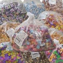 대용량 캔디 업소용 사탕 젤리 12종 벌크 간식 식당 4kg, 과일맛