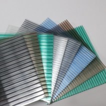 국내생산 SKY LITE 평판형 복층판 렉산 폴리카보네이트 복층PC (6T 10T 16T) (재단무료), 오팔화이트, 2100mm X 1000mm, 6mm