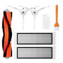 xiaomi roborock s5 s50 s51 s55 s6 s60 s6 순수 진공 청소기 예비 부품 hepa 필터 걸레 천 측면메인 브러시 액세서리, 7개