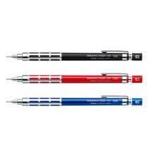 (펜텔)그래픽1000 CS 샤프 0.3mm 0.5mm, 0.3mm/레드