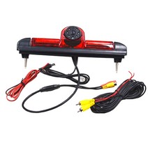 자동차용품 배터리 램프ccd car 브레이크 라이트 led 후면 보기 카메라 fiat ducato x250 citroen jumper iii peugeot boxer iii, 검은 색