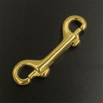 가죽공예 DIY 스트랩 체인 버클 금속 악세사리 솔리드 황동 엔드 스냅 후크 볼트 트리거 클립 헤비 듀티 수하물 로프 가죽 끈 고강도