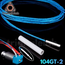 3D 프린터Trianglelab ATC Semitec 104GT-2 104NT-4-R025H42G 서미스터 카트리지 ED V6 화산 히터 블록 용, 1PC