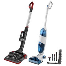 지웰 무선 청소기 세트형 블랙레드 VENTUS-ST-9500 + 무선 물 진공청소기 VENTUS-AQUA, 레드 + 블루