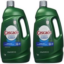 캐스케이드 Cascade 어드밴스 식기세척기용 액체 세제 125oz(3.54kg) 2개, 1개