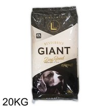 애견사료 자이언트 큰알갱이 20kg 대형자견용, 1개, 곡물