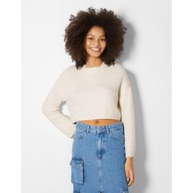 Bershka Crew neck sweater Raw 버쉬카 크루 넥 스웨터 로우