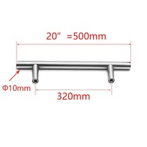 모티스락 티닝도어손잡이 패닉바 컵핸들 독티그리품주방 도어 찬장, 07 silver-320mm