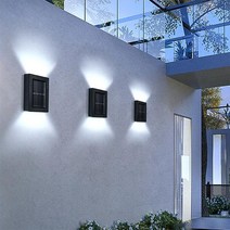 태양광 조명 태양열 정원등 데크등 옥외등, 노란빛