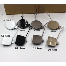 자동차 견인고리 견인볼전면 및 후면 범퍼 로우 후크 견인 아이 커버 캡 폭스 바겐 파사트 2011-2021, 11 C 2016-2018, 11 C 2016-2018