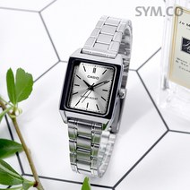 카시오 메탈시계 LTP-V007D-7E 여성손목 스퀘어