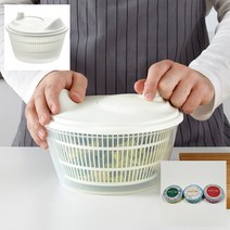 [무료배송]이케아온라인몰 UPPFYLLD 샐러드 야채 채소탈수기+DASHY행주, [무료배송채소탈수기]+DASHY행주1개