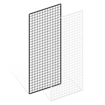 위드금창 메쉬망 600x1500mm 다용도 인테리어 벽선반 휀스망 철망, 600x1500mm 블랙, 1개