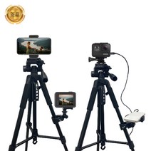 브이로그 유튜브 방송용 카메라 삼각대 TP-7400 3단, TP7400 소니 리모컨세트