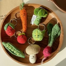 기타 바보사랑[디작소]야채가게 펠트 키링 열쇠고리 캐릭터, 브로콜리(+500)
