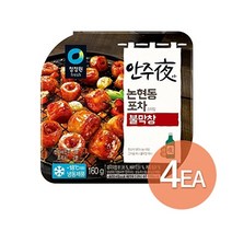 안주야 청정원 논현동 불막창160gX4, 4개, 기타
