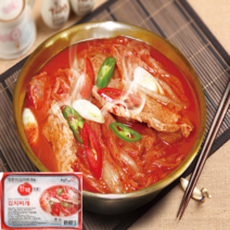 혼술 혼밥 간편식 밀키트 칼칼한 김치찌개 750g(2인분), 김치찌개 750g(2인분)*2