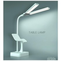 자연광 학습용스텐드 시력보호 LED 책상스텐드 독서등 집중력 거치기능 자유각도조절, 01.화이트