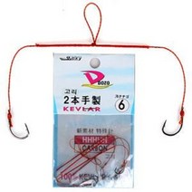 [붕어하늘] 해동 2본 수제 케블라/붕어 묶음바늘/편대형/하야부사 바늘/민물 낚시