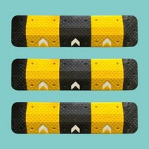 조립식 고무 과속방지턱 차량방지턱 보급형500, 보급형 1000 (몸통-검정), 1개