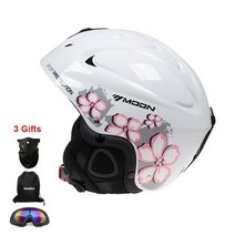 스키 스노우보드 헬멧 용품 바이저 고글 성인 및 어린이용 스노보드 야외 장비 따뜻한 머리 보호대 ABS EPS 스케이트 보드 겨울, 6.2 - L 5861