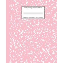 Marble Composition Notebook College Ruled: Pink Marble Notebooks School Supplies Notebooks for School Paperback, Young Dreamers Press
