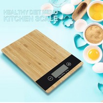 케이세일 대나무 주방저울 용량 1kg, 1+1