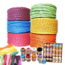 대용량 지끈 칼라지끈 가는 굵은 공예 종이끈-12색x027kr, (대용량) 굵은지끈_빨강