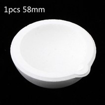 용접토치 1pcs 58mm 석영 도가니 은 및 백금 고급 세라믹 금은 금속 보석 주조 컨테이너, 한개옵션0