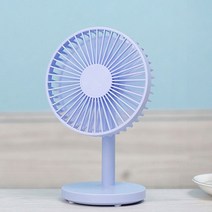 세븐윙 USB 탁상용 선풍기 사무실 저소음 서큘레이터 낮잠선풍기, 블루, 세븐윙 데스크 선풍기