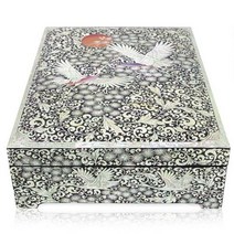 박씨상방 고급 나전 서류함송학당초장태복 문화재기능인 작품